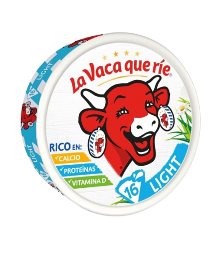 QUESO PORCIONES LA VACA QUE RIE LIGHT EST/16 UD