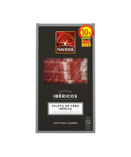 PALETA IB.CEBO 50% NAV.C/38008 E/5 SOBR.X40GR(10€)