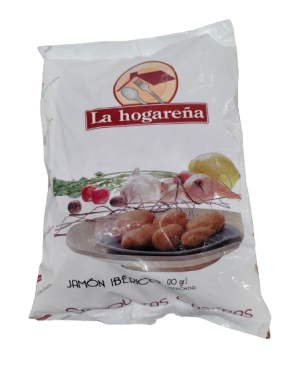 CROQUETA HOGAREÑA JAMON  IBERICO-40/20.GR.B/1.KG