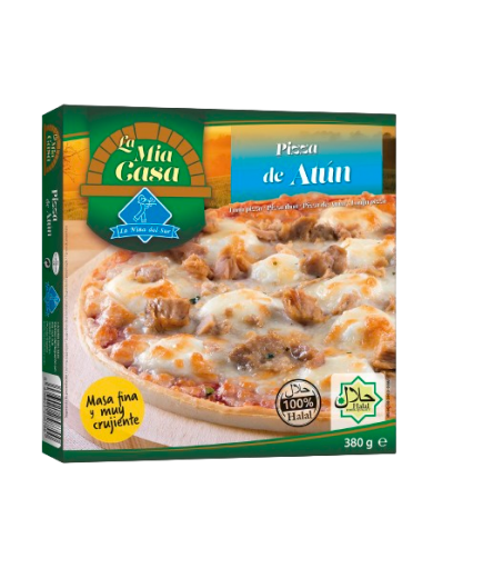 PIZZA  CONG. ATUN LA MIA CASA P/380 GR