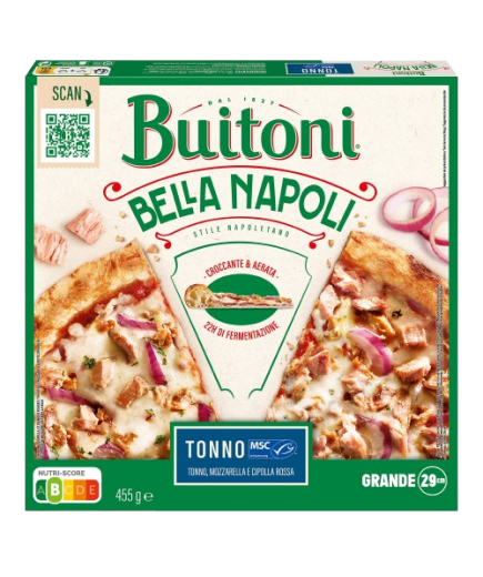 PIZZA  CONG. BUITONI BELLA NAPOLI ATUN-CEBOL 470GR