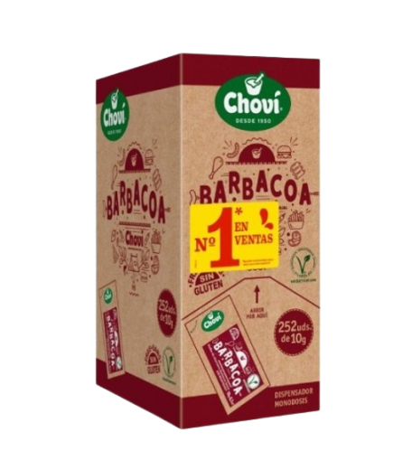 SALSA BARBACOA PORCIONES CHOVI CAJA 252 UD