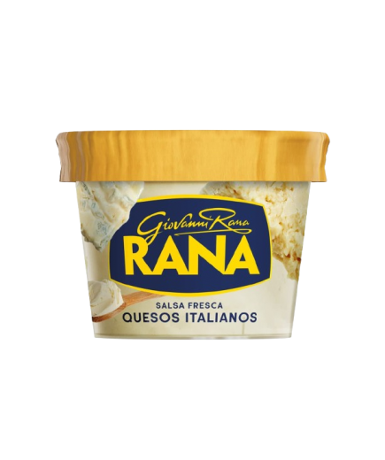 SALSA RANA REFRIGERADA QUESOS ITALIANOS B/180 GR