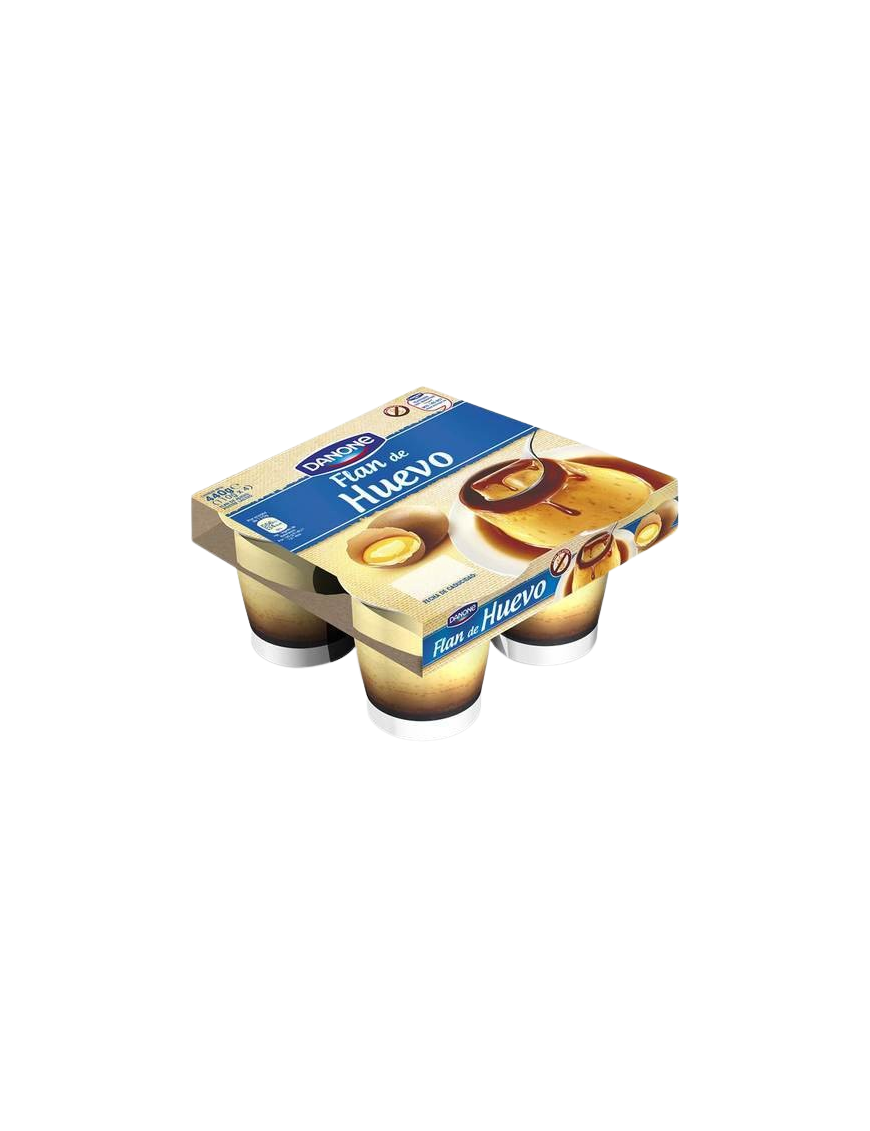 DANONE FLAN DE HUEVO PACK 4X110GRS