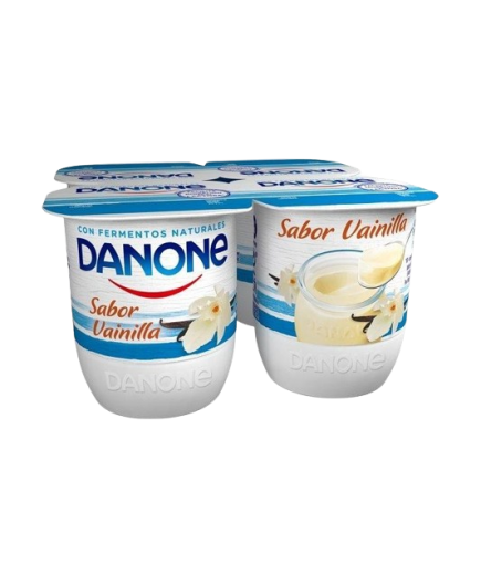 DANONE YOGUR SABOR VAINILLA PACK 4 UD