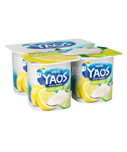 NESTLE YAOS ESTILO GRIEGO LIMA-LIMON PACK-4 UD