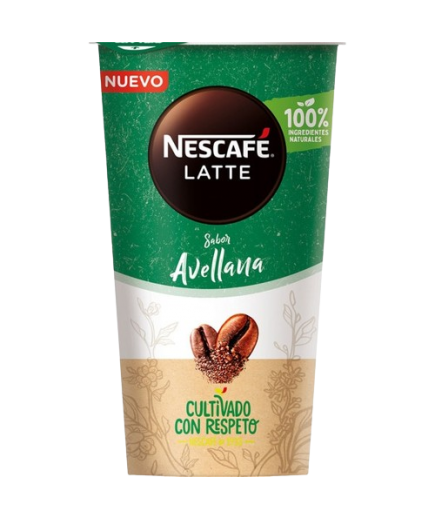 NESCAFE LATTE AVELLANA B/205ML