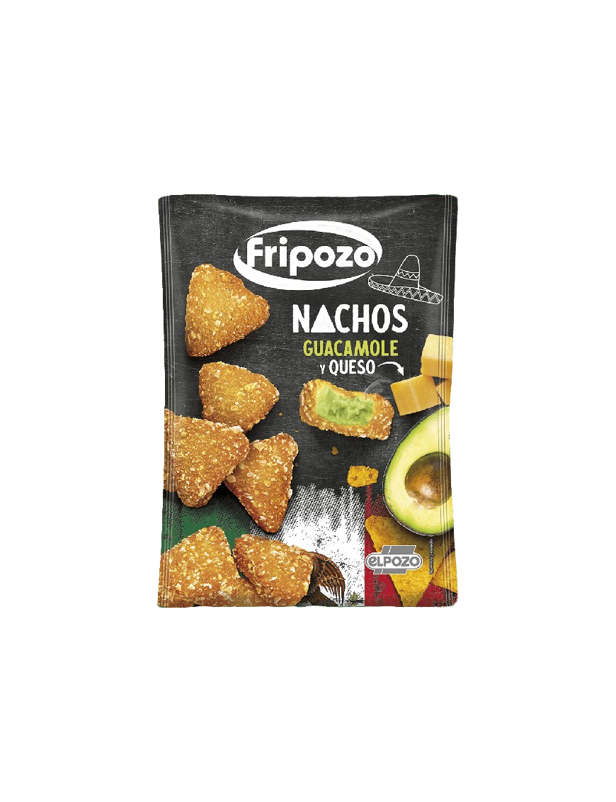 NACHOS RELLENOS GUACAMOLE C/69236  FRIPOZO B/1 KG.