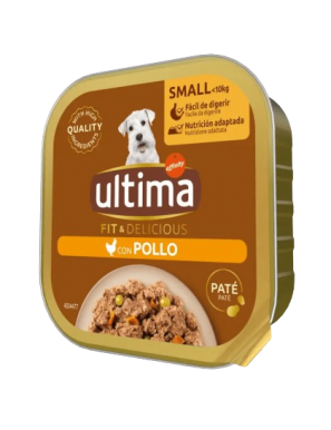 COMIDA PERRO PATE ULTIMA FIT DELI POLLO 400G