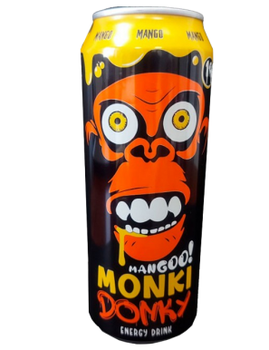 BEBIDA ENERGETICA MONKI DONKY MANGO 500ML