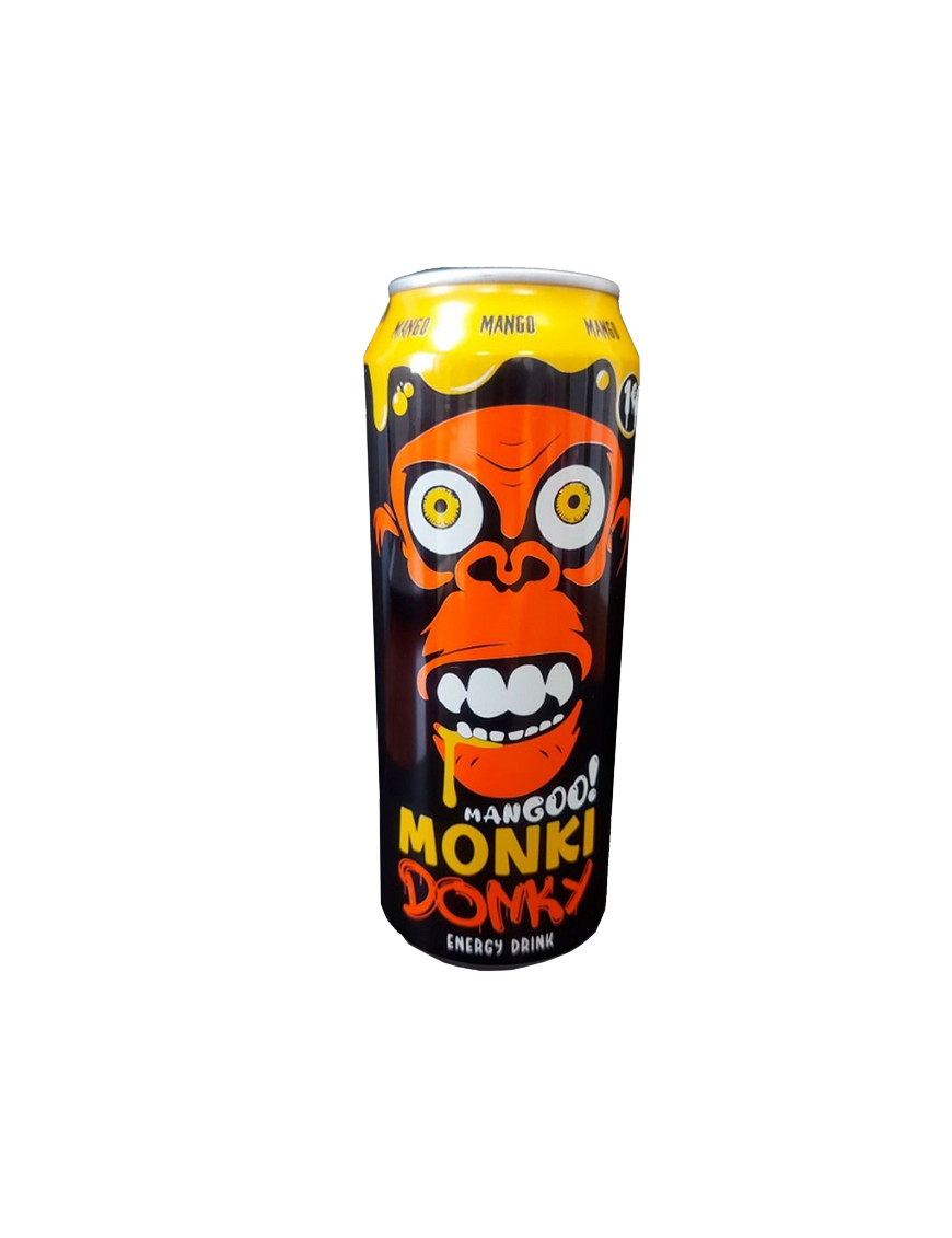 BEBIDA ENERGETICA MONKI DONKY MANGO 500ML