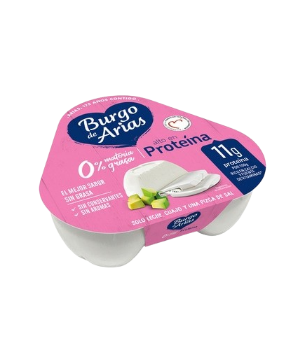 QUESO BURGOS DE ARIAS MINI 0%M.G. P/3X72GR