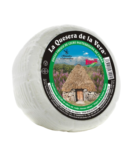 QUESO FRESCO CABRA QUESERA DE LA VERA X PIEZA