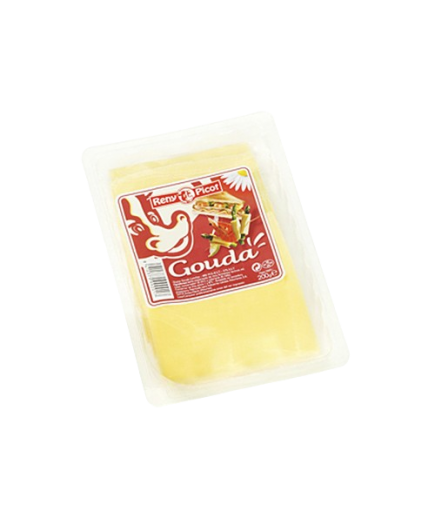 QUESO GOUDA LONCHA R/P ESTUCHE 200 GR