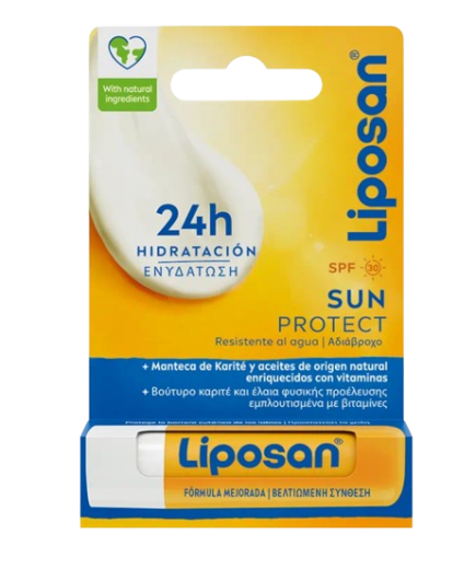 BALSAMO LABIAL LIPOSAN SUN PROTECT SPF 30 B/4,8 GR