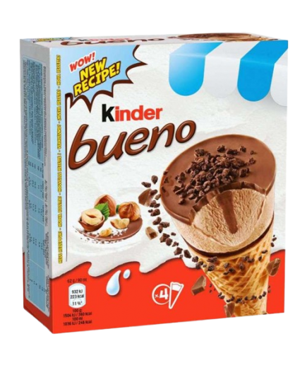 HELADO FRIGO KINDER BUENO CONO 90 ML UD