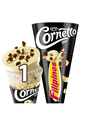 HELADO FRIGO CORNETO FILIPINOS P/4 X 90ML