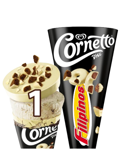 HELADO FRIGO CORNETO FILIPINOS P/4 X 90ML