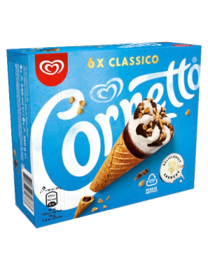 HELADO FRIGO CORNETTO CLASICO P/540ML P/6 UD