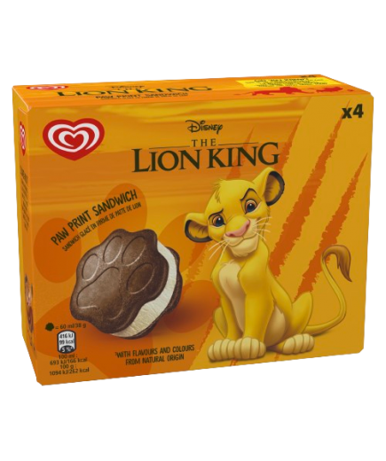 HELADO FRIGO DISNEY REY LEON P/4U