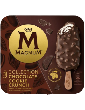 HELADO FRIGO MAGNUM CHOCO&CRUNCHY COOKIES P/3U