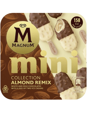 HELADO FRIGO MAGNUM MINI ALMOND REMIX P/6 UD