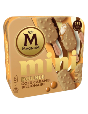 HELADO FRIGO MAGNUM MINI GOLD CARAMEL P/6 UD