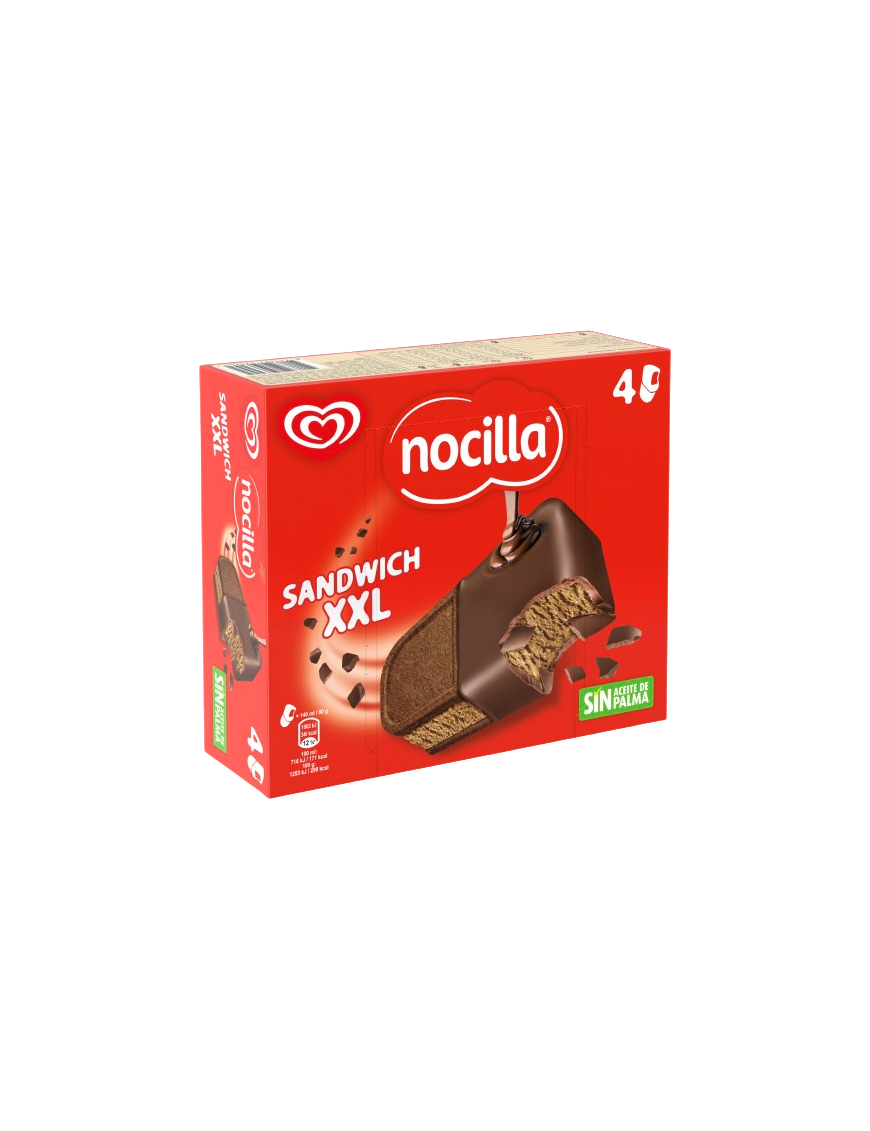 HELADO FRIGO SANDWICH NOCILLA P/4 X 140ML