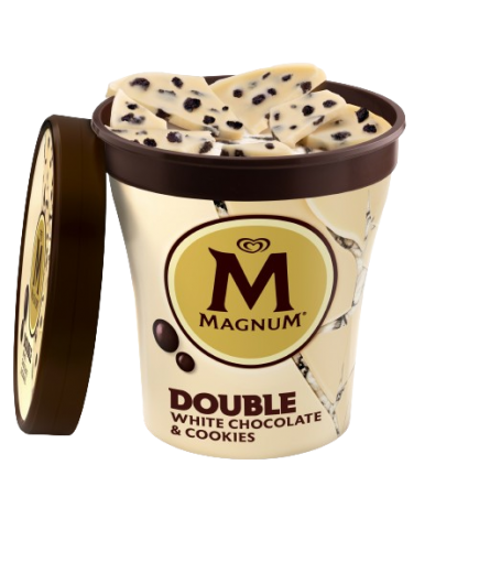 HELADO FRIGO TARRINA MAGNUM BLANCO-COOKIES 440ML