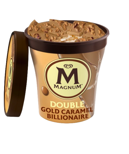 HELADO FRIGO TARRINA MAGNUM GOLD CAR BIL 440ML