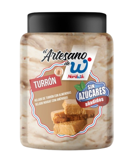 HELADO NORDWIK TURRON T/1L