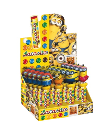 LACASITOS CHOCOLATE MINIONS TUBO 20 GR