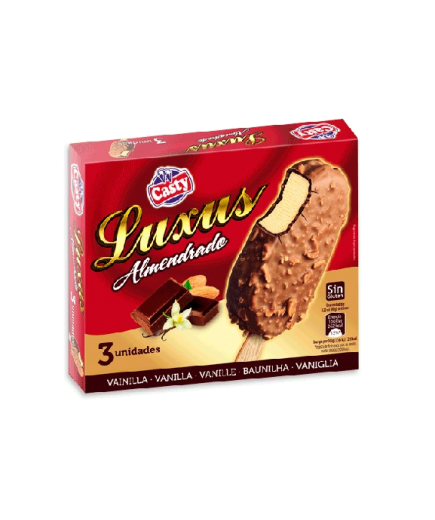 HELADO CASTY LUXUS ALMENDRADO PACK-3U