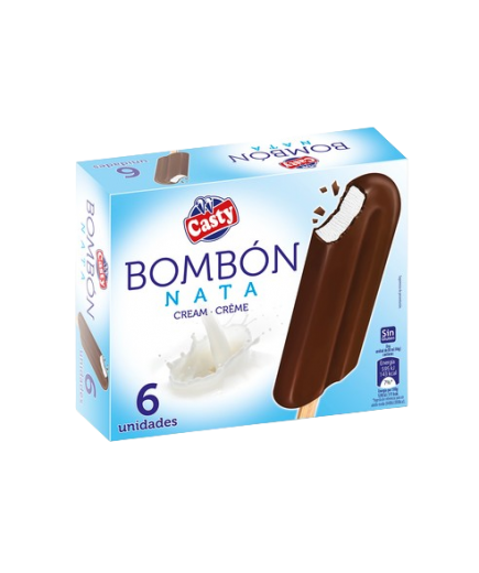 HELADO CASTY BOMBON NATA PACK-6 UD