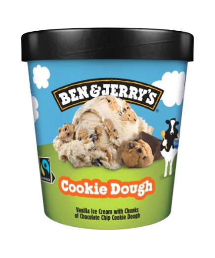 HELADO BEN&JERRYS COOKIES T/465ML