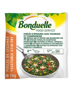 BONDUELLE SALTEADO ESPINACA, PTOS Y CHAMPIS B/1KG