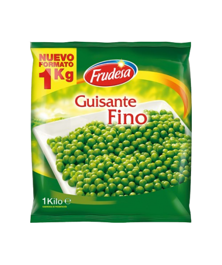 GUISANTES FINOS CONG. FRUDESA BOLSA 1 KG.