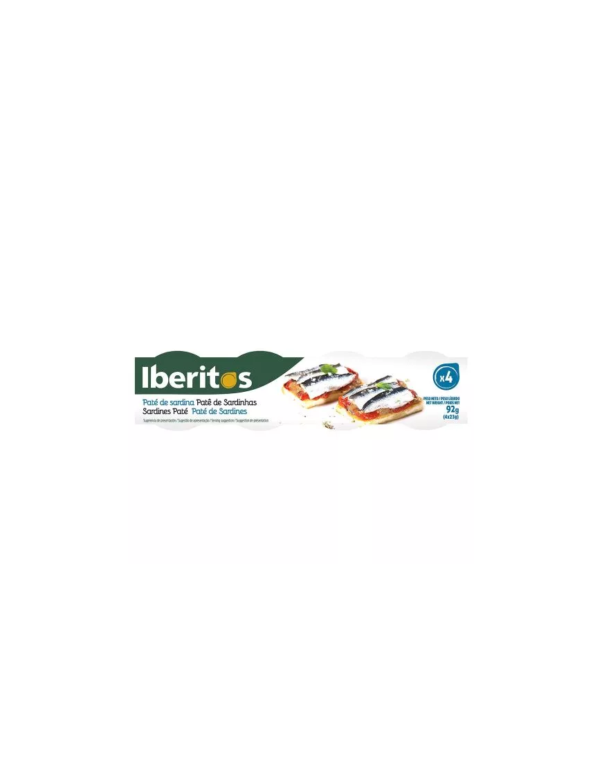 PATE IBERITOS SARDINA   25.G PACK-4