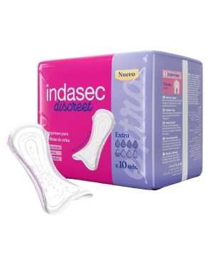 COMPRESA INDASEC DISCREET EXTRA P/10 UD