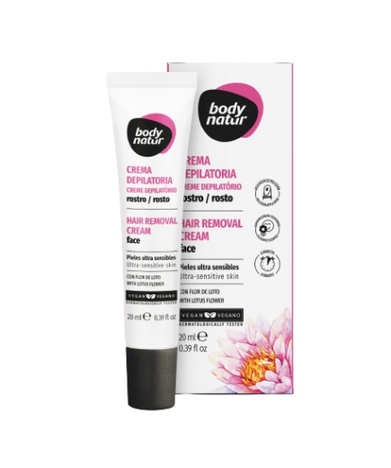 DEPILADOR BODYNATUR CREMA FACIAL SENSIBLE B/20 ML