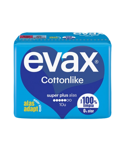 COMPRESA EVAX ALAS/SUPER PLUS B/10 UD