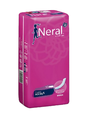 COMPRESA NERAL CLASICA NOCHE B/10 UD