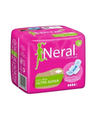 COMPRESA NERAL SUPER ULTRA ALAS B/12 UD