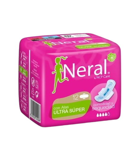 COMPRESA NERAL SUPER ULTRA ALAS B/12 UD