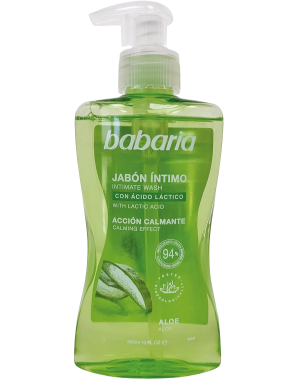 JABON INTIMO BABARIA ALOE B/300 ML