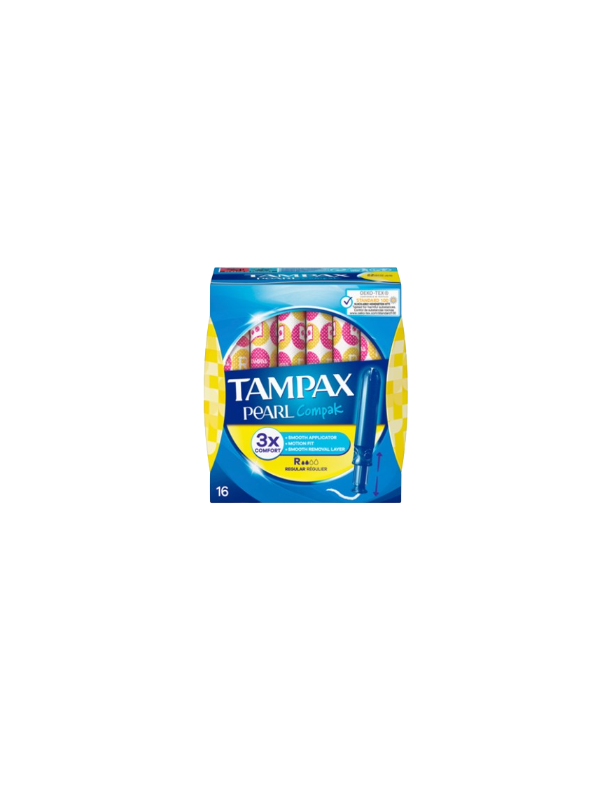 TAMPONES TAMPAX COMPAK PEARL REGULAR C/16 UD