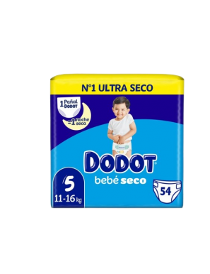 PAÑAL DODOT TALLA/5 (11-16 KG)  54 PAÑALES