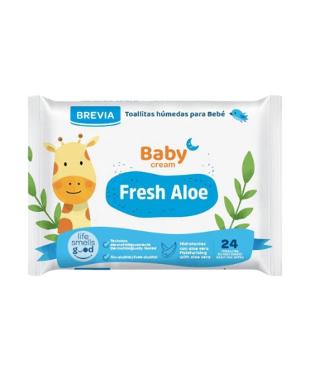 TOALLITAS BEBE BABYCREAM P/24 UD