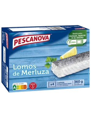 MERLUZA PESCANOVA LOMOS 4 UD P/360 GR