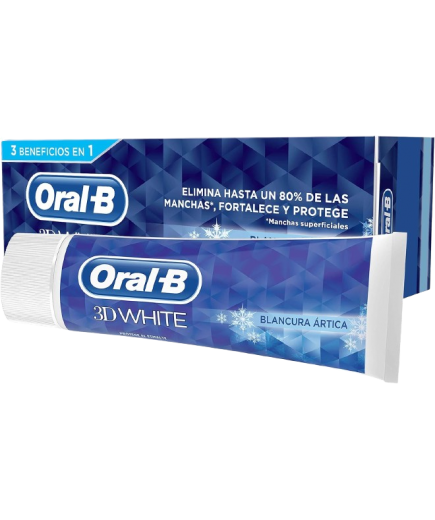 DENTIFRICO ORAL-B 3D WHITE BLANCURA ARTICA B/75 ML